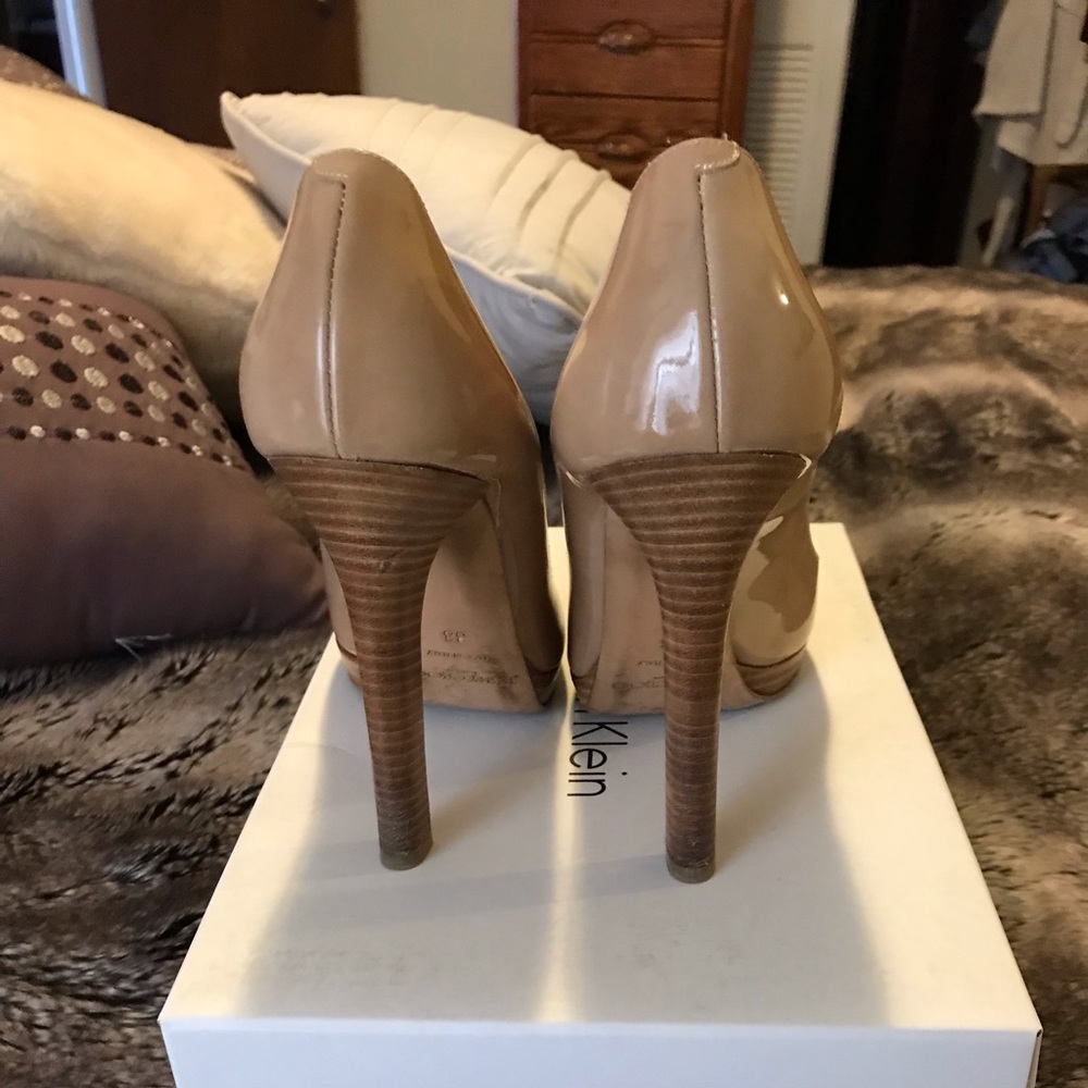 Jimmy Choo heels tan color